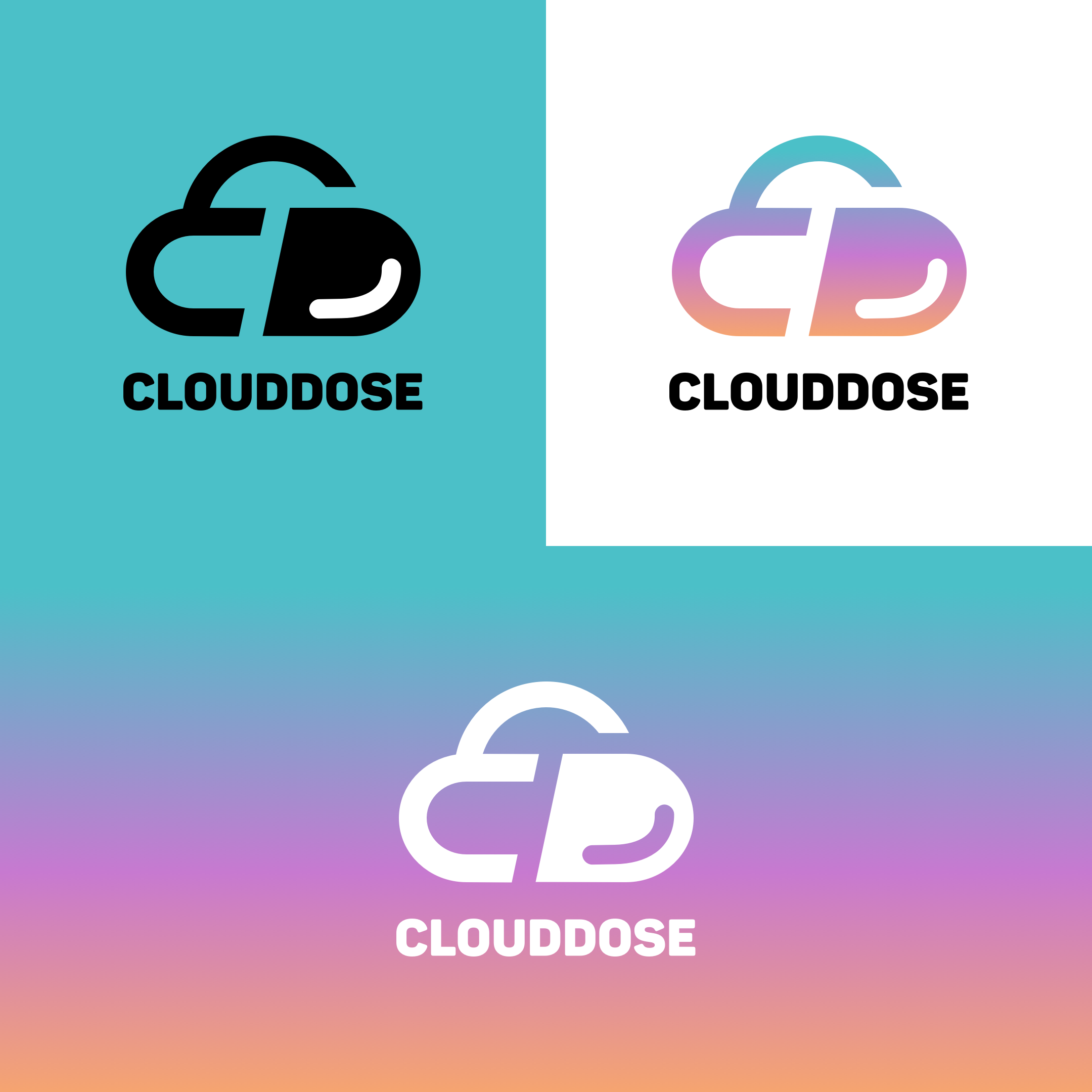 CloudDose cloud logo option