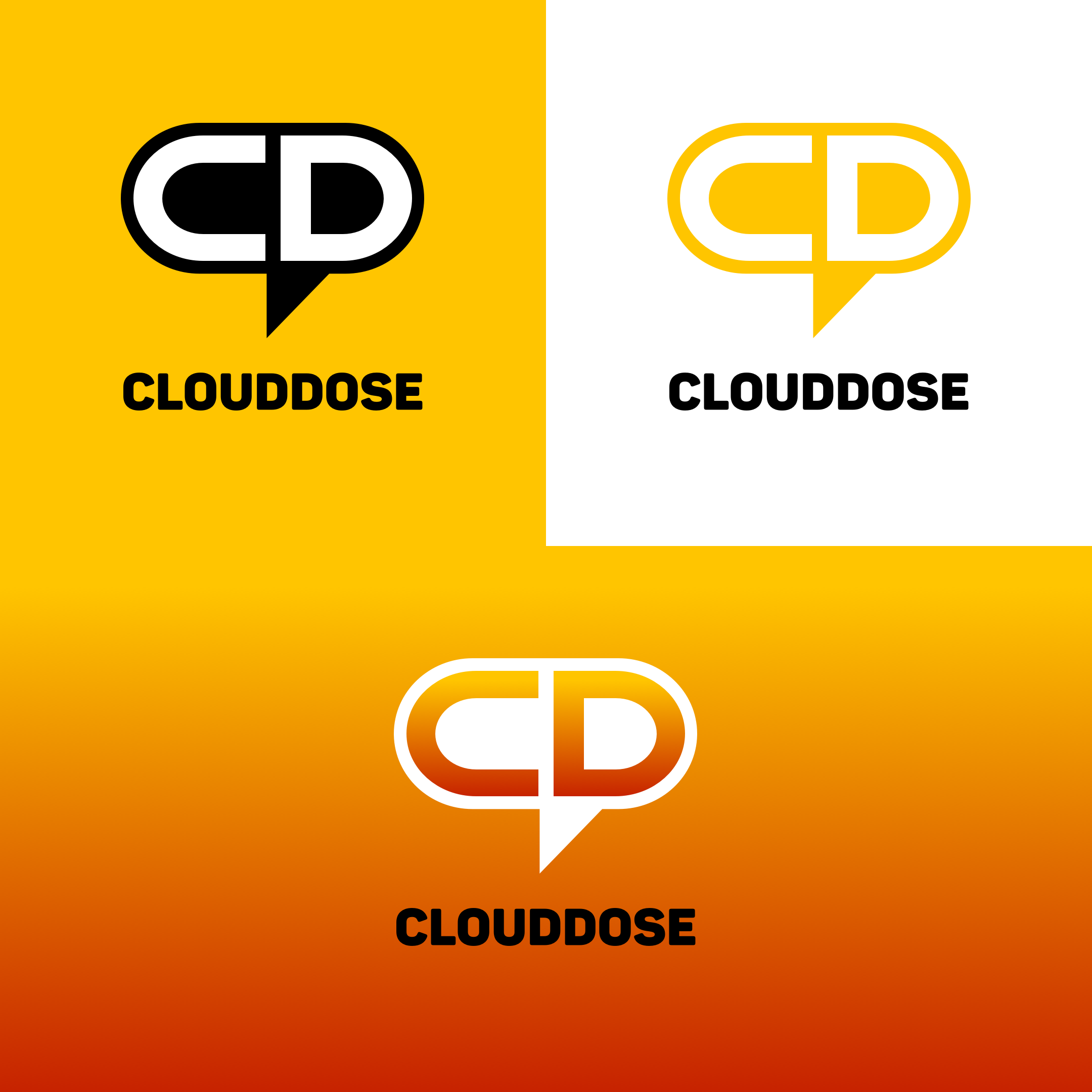 CloudDose bold logo option