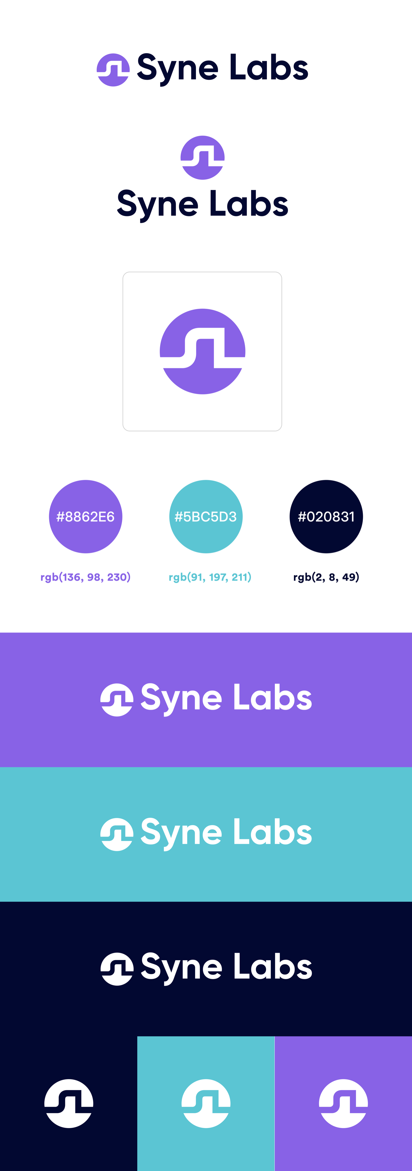 SyneLabs delivered brand board