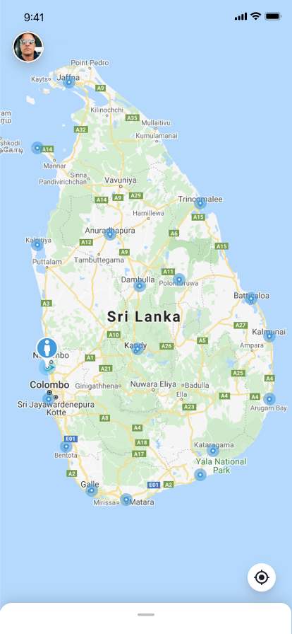Rider app full-map-view 2nd UI