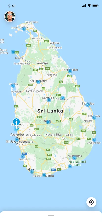 Rider app full-map-view 2nd UI